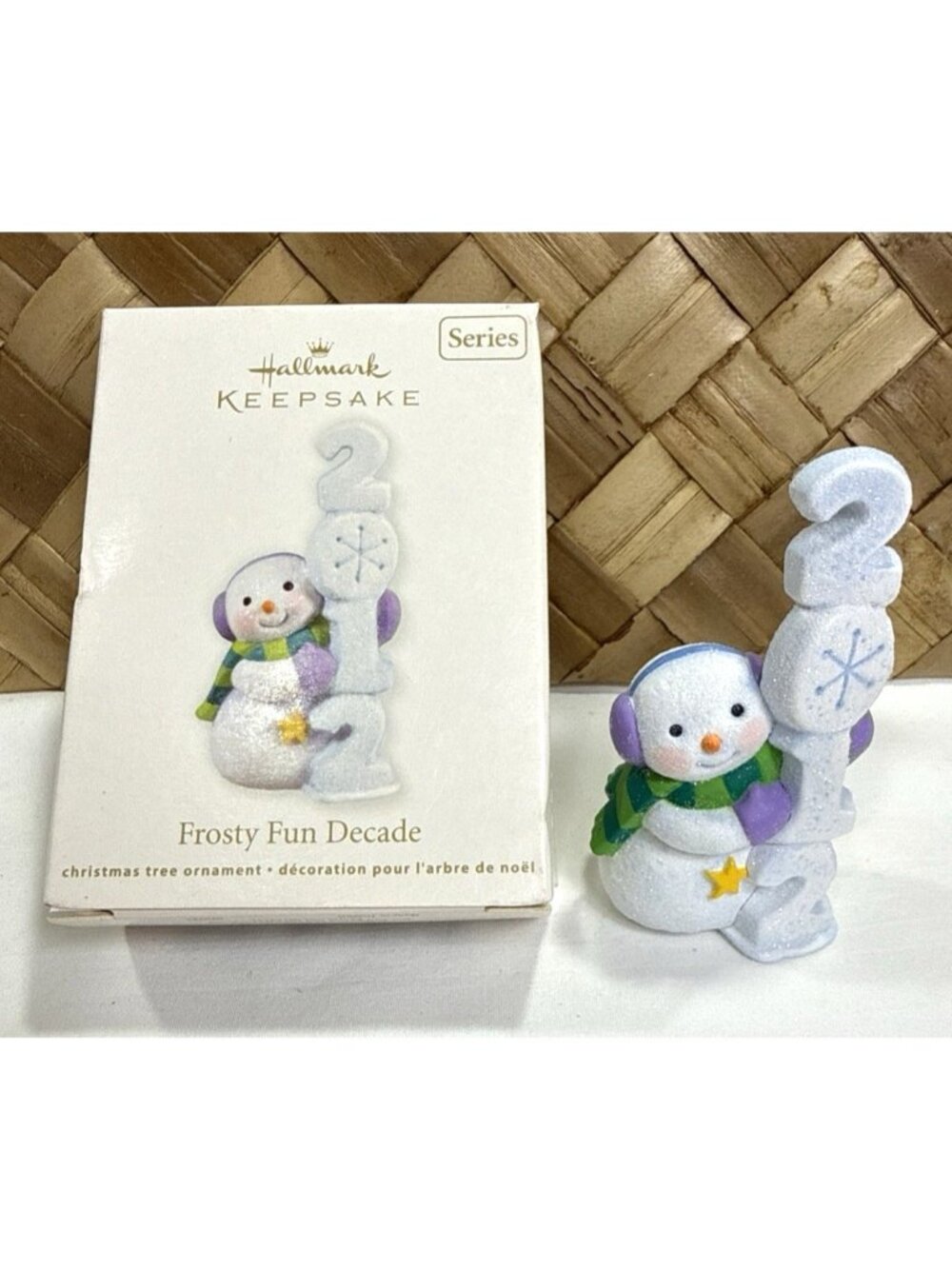 New 2012 Hallmark Keepsake Christmas Ornament Frosty Fun Decade Snowman